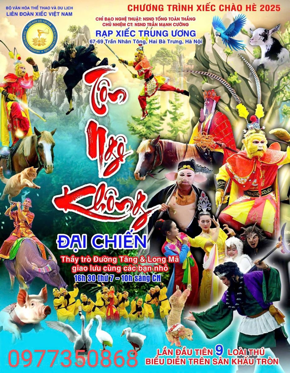 Biểu diễn xiếc chào mừng ngày quốc tế thiếu nhi